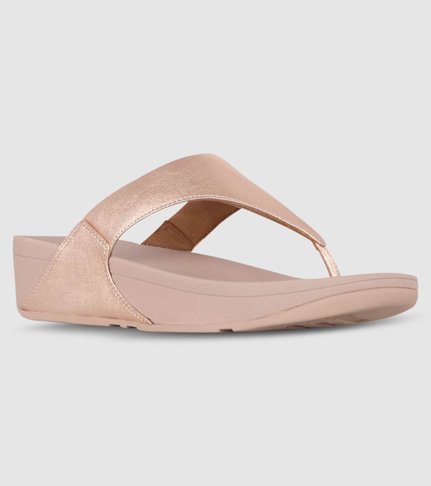 FITFLOP LULU LEATHER TOE POST WOMENS THONG