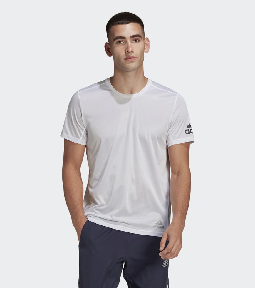 Adidas clearance jog white