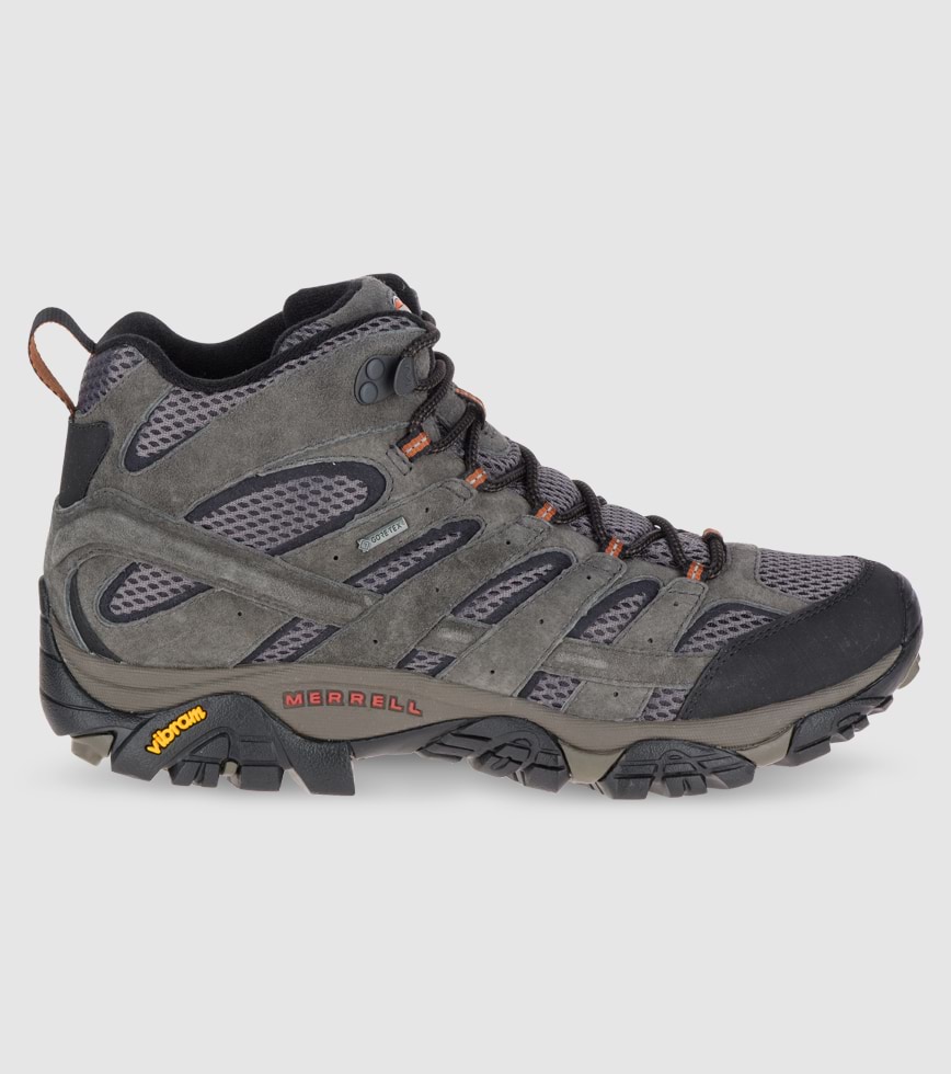 MERRELL MOAB 2 LEATHER MID GORE TEX MENS BELUGA The Athlete s Foot