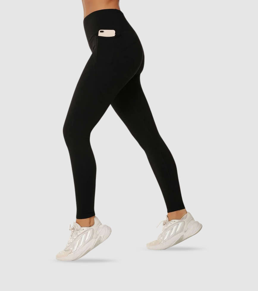 Lorna Jane Lotus soft touch high waisted leggings in black