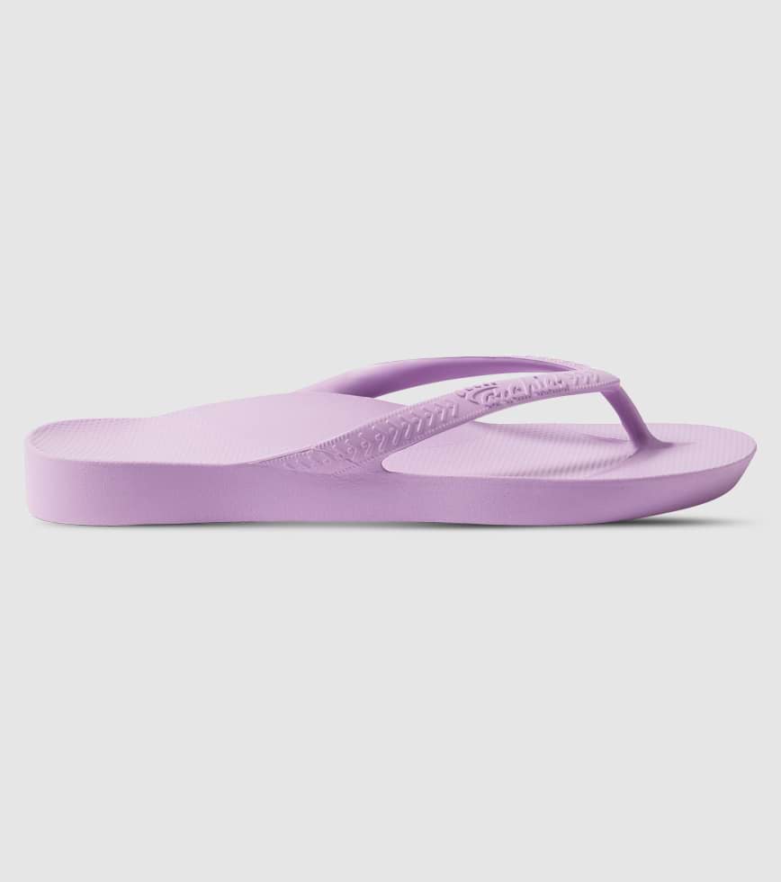 Archies Arch Support Thongs  Thong, Womens flip flop, Lilac grey