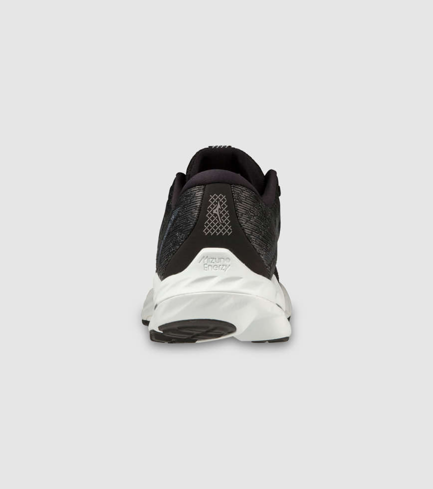MIZUNO WAVE INSPIRE 19 WOMENS BLACK SILVERSTAR SNOWCREST The
