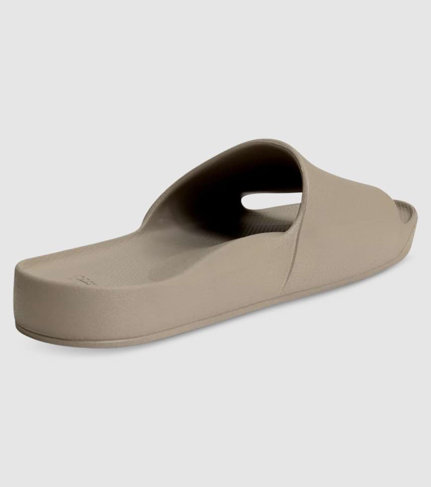 ARCHIES ARCH SUPPORT UNISEX SLIDES TAUPE