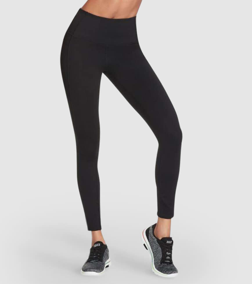 SKECHERS GOWALK HIGH WAIST LEGGING II WOMENS BOLD BLACK