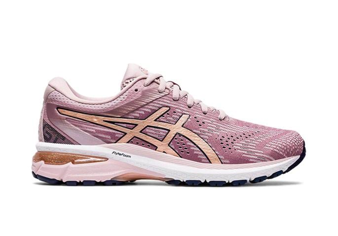 ASICS GT-2000 8 (D) WOMENS WATERSHED ROSE GOLD | Blue Womens Supportive ...