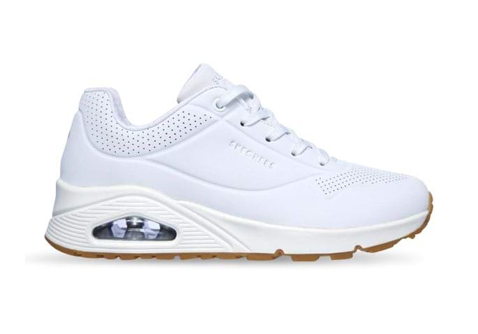 skechers uno stand on air white