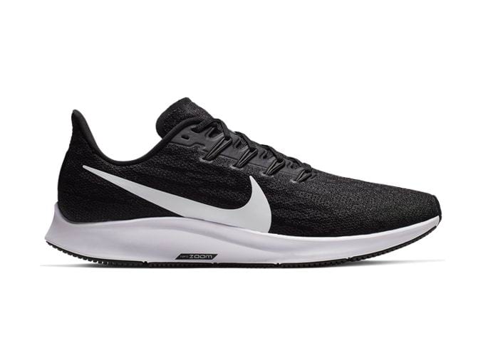 nike zoom pegasus black and white