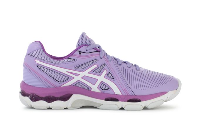 asics purple and pink trainers