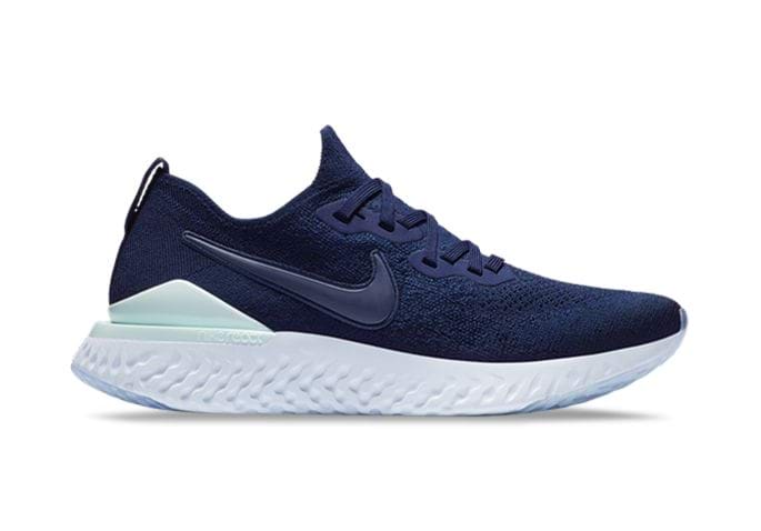 nike women's epic react flyknit 2 running shoes teal