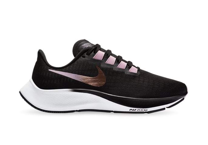nike air pink and black