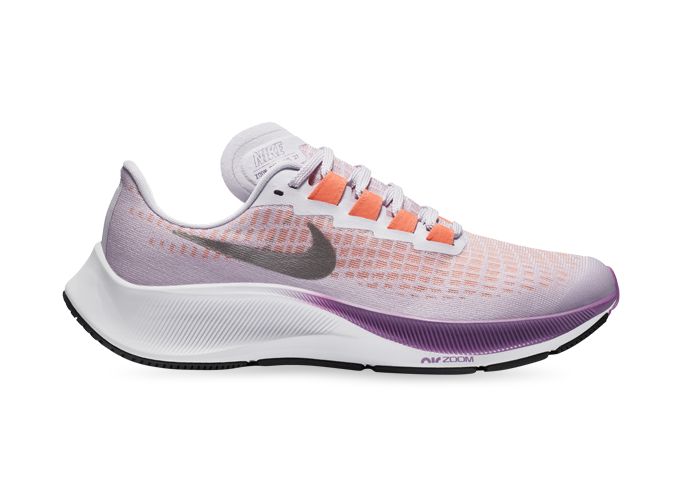 NIKE AIR ZOOM PEGASUS 37 (GS) KIDS VIOLET FROST METALLIC PEWTER ...