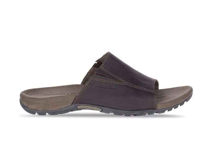 merrell men's sandspur slide leather slipper