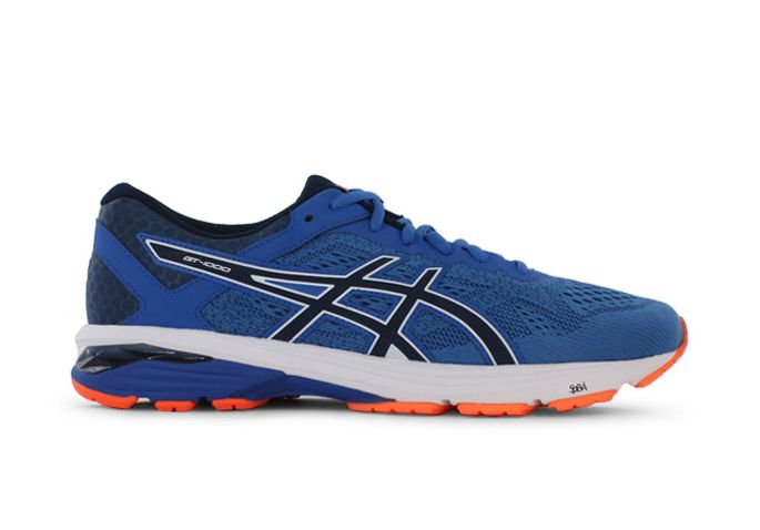 Asics Gt 1000 6 2e Mens Victoria Blue Blue Mens Supportive Running Shoes