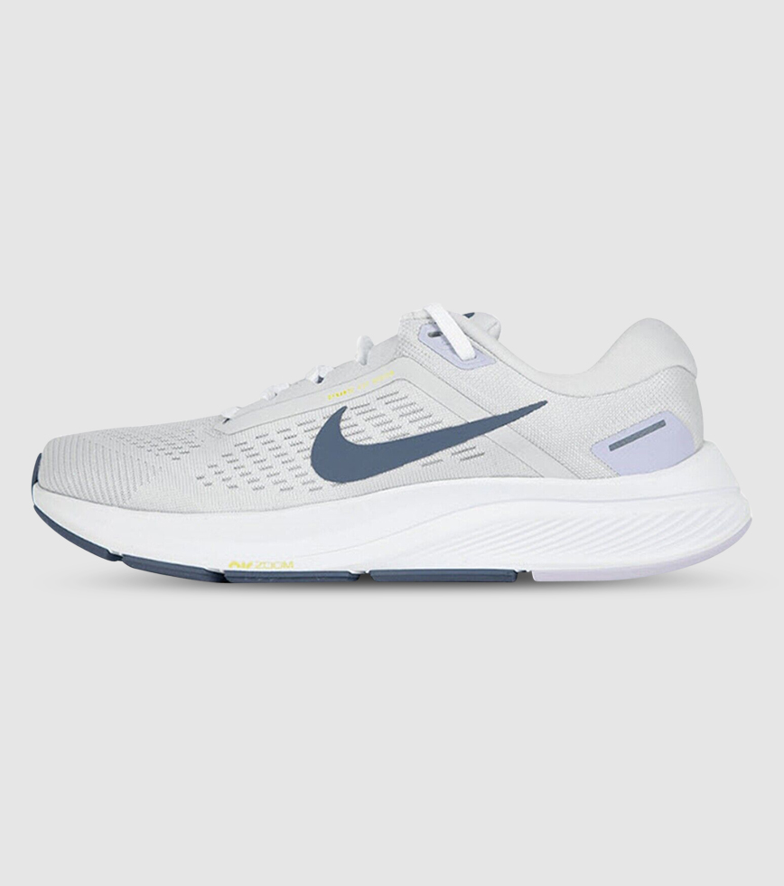 NIKE AIR ZOOM STRUCTURE 24 WOMENS PURE PLATINUM DIFFUSED BLUE PHOTON ...