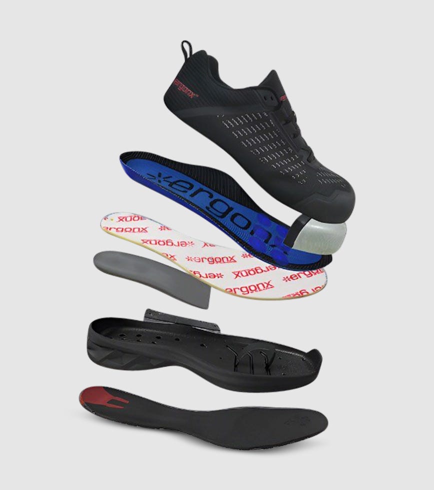 ERGONX LITHIUM SAFETY SHOE (2E WIDE) MENS BLACK The Athlete's Foot