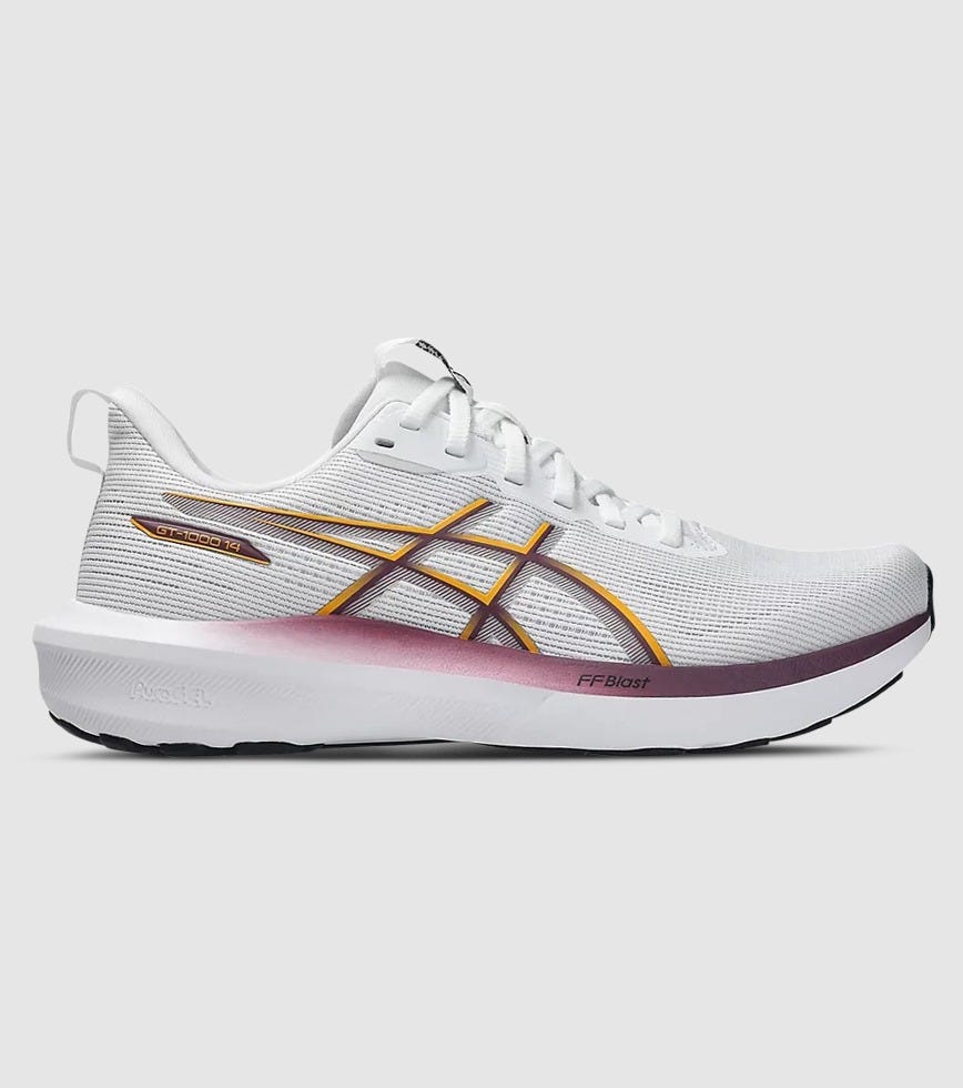 Ayaka ASICS GT 1000 14 WHITE YAMABUKI WOMENS | The Athlete's Foot