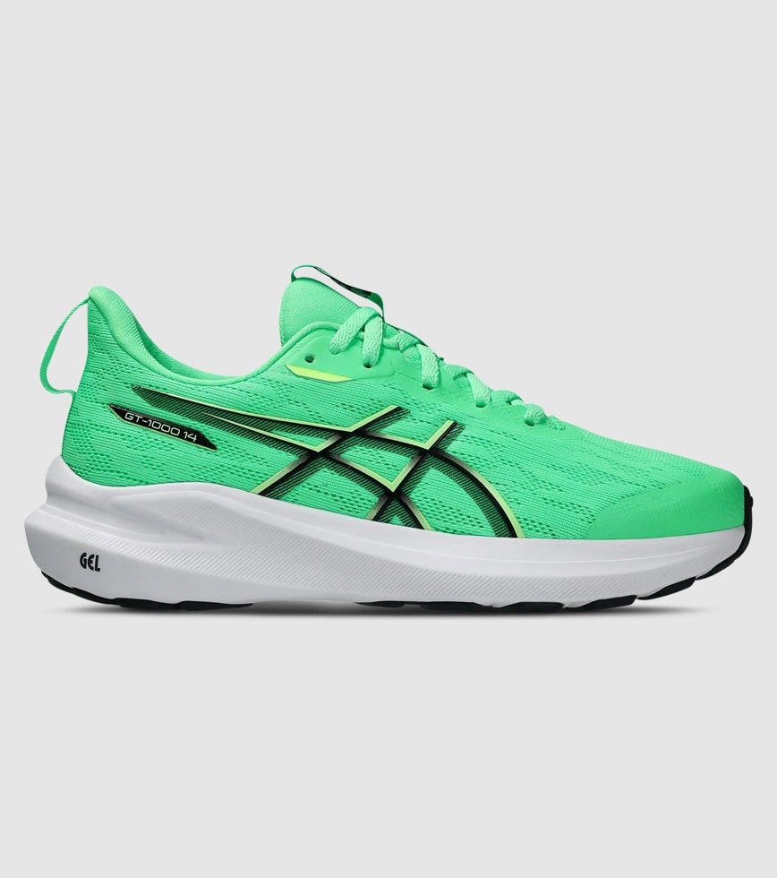 ASICS GT1000 14 (GS) KIDS VITAL GREEN ILLUMINTAE GREEN The Athlete's