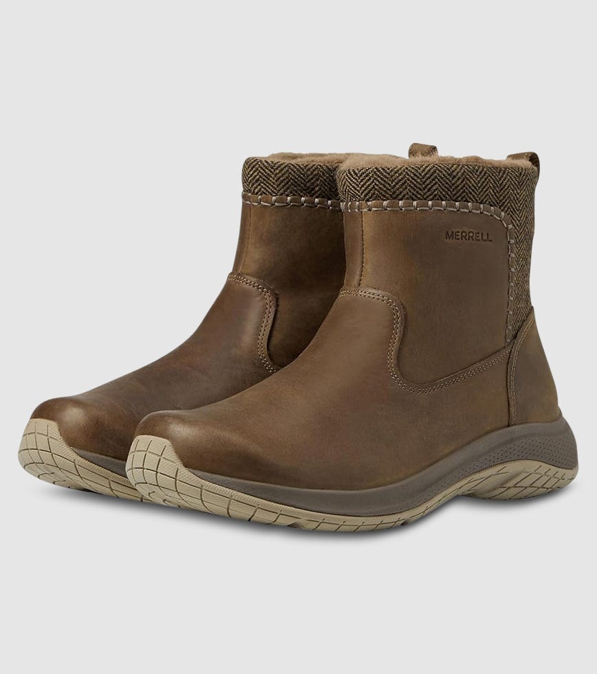 MERRELL ENCORE ICE 5 MID ZIP WOMENS OTTER | The Athlete's Foot