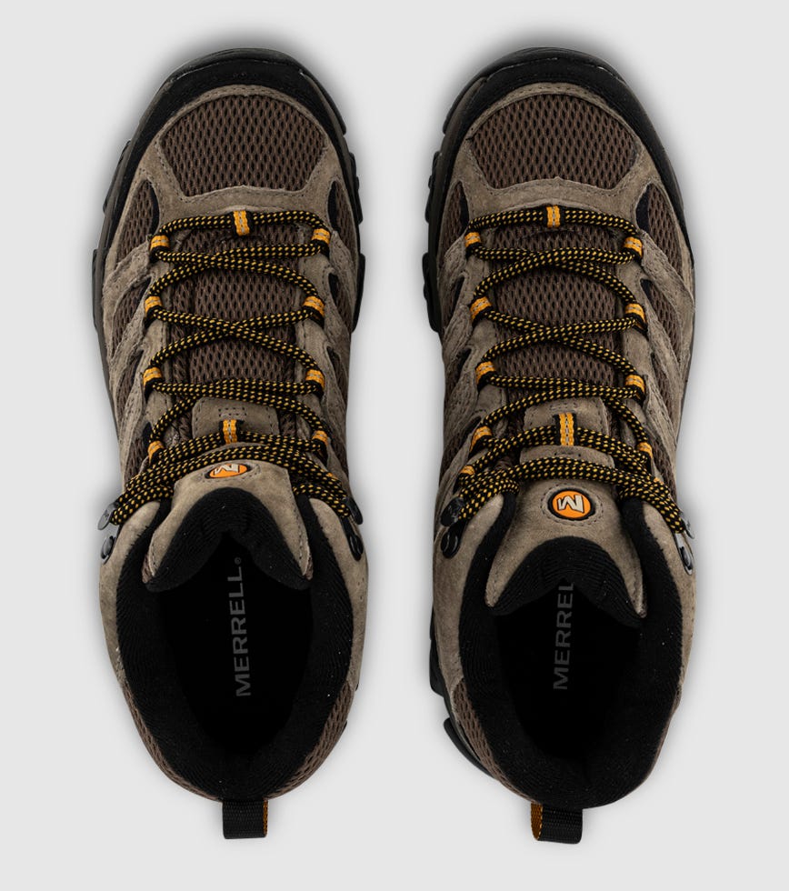 MERRELL MOAB MID GORE-TEX MENS WALNUT The Athlete's Foot