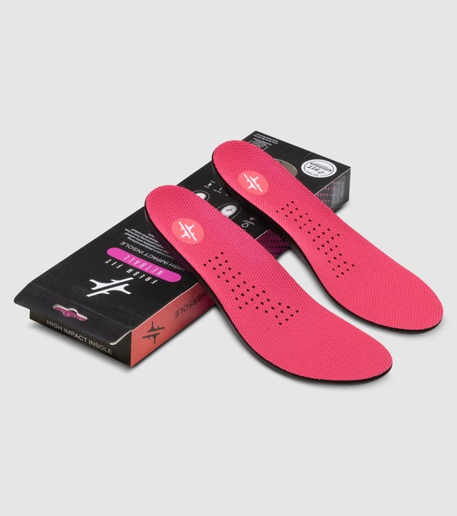 FRESH FIT NETBALL INNERSOLE UNISEX ADULTS BLACK PINK | The Athlete's Foot