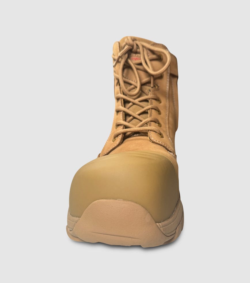 ERGONX ELEMENT HELIUM SAFTEY BOOT MENS TAN TOE BLACK | The Athlete's Foot