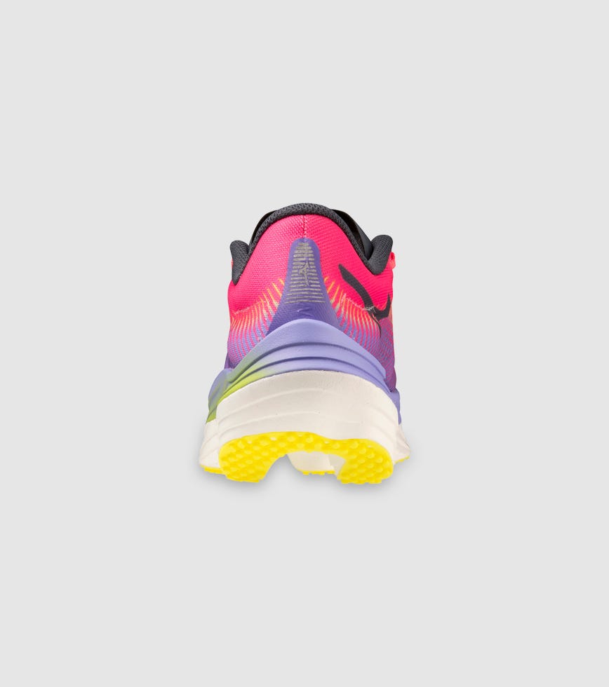 MIZUNO WAVE REBELLION PRO WOMENS HIGH VIS PINK OMBRE BLUE PURPLE