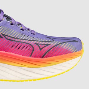MIZUNO WAVE REBELLION PRO WOMENS HIGH VIS PINK OMBRE BLUE