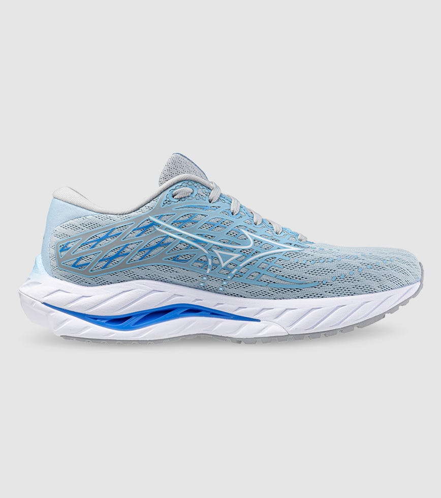 MIZUNO WAVE INSPIRE 20 (D WIDE) WOMENS CERULEAN WHITE HARBOR MIST