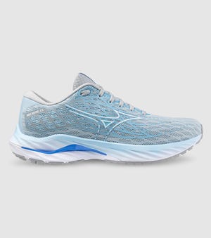 MIZUNO WAVE INSPIRE 20 (D WIDE) WOMENS CERULEAN WHITE HARBOR MIST