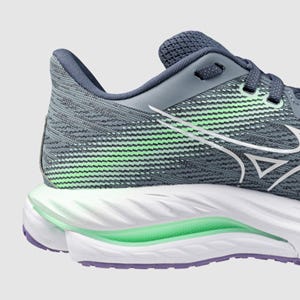 MIZUNO WAVE INSPIRE 21 (D WIDE) WOMENS TRADEWINDS WHITE NEO MINT