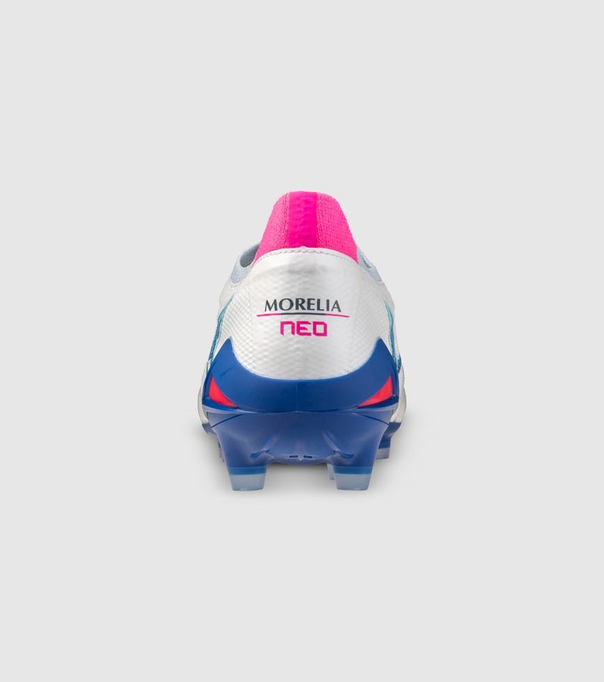 MIZUNO MORELIA NEO IV ELITE (FG) MENS FOOTBALL BOOTS WHITE