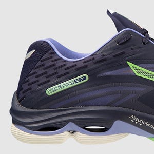 MIZUNO WAVE LIGHTNING Z7 MENS EVENING BLUE TECHNO GREEN IOLITE