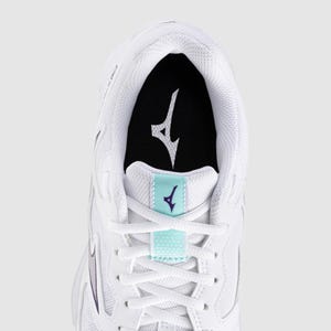 MIZUNO WAVE PHANTOM WOMENS NETBALL SHOES WHITE VIOLET INDIGO