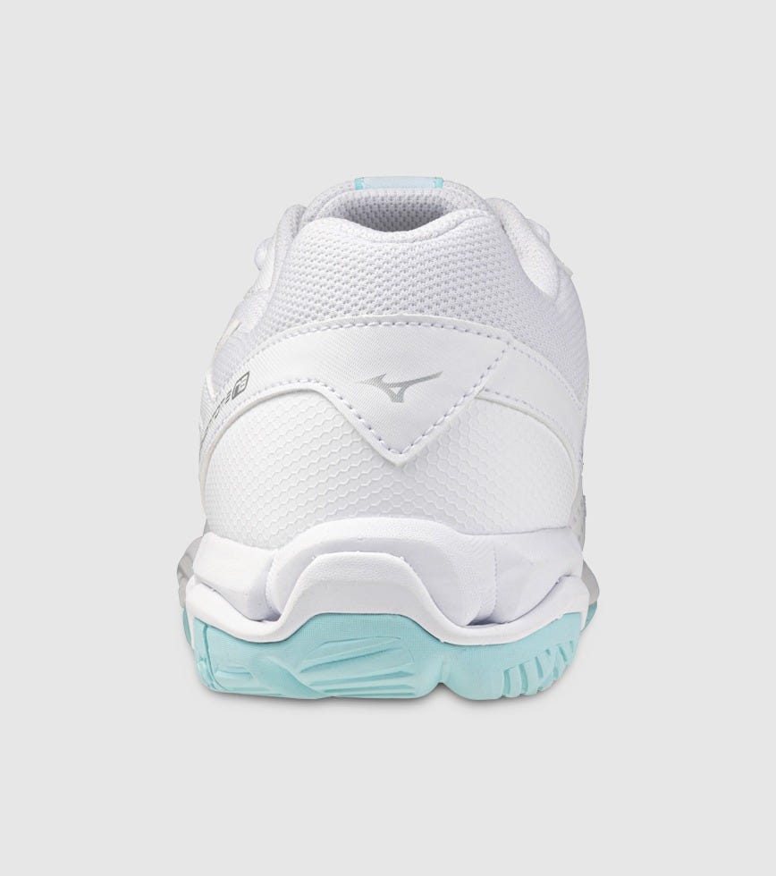 MIZUNO WAVE PHANTOM 3 WOMENS NETBALL SHOES WHITE BLUE TINT | The ...