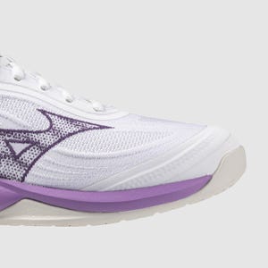 MIZUNO WAVE LUMINOUS (D WIDE) WOMENS NETBALL SHOES WHITE
