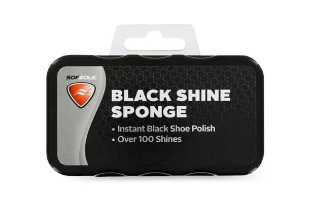 SOF SOLE SHINE SPONGE BLACK The Athlete's Foot - Main Image