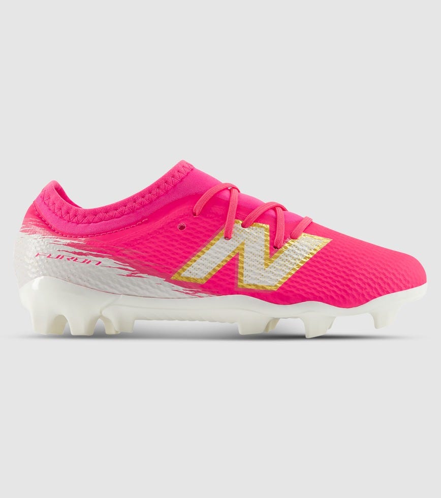 NEW BALANCE FURON TEAM JNR V8 (FG) (GS) KIDS FOOTBALL BOOTS