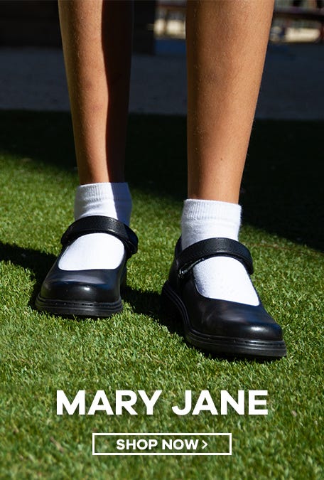 black mary jane school shoes