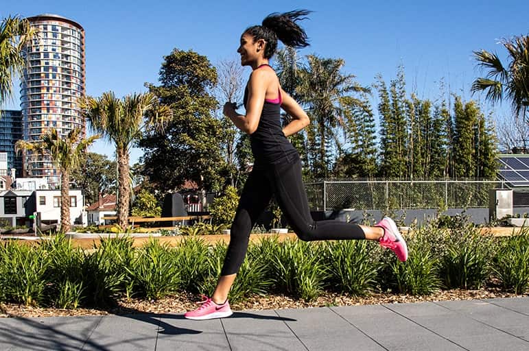 Model running outside