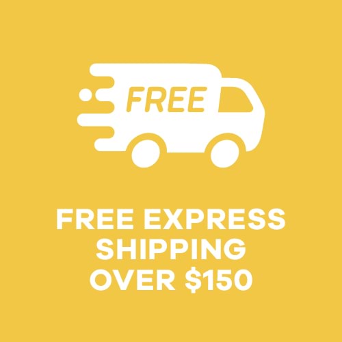 Free Express Shipping over $150